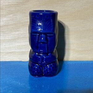 MAORI TIKI MUG SHOT GLASS - BLUE